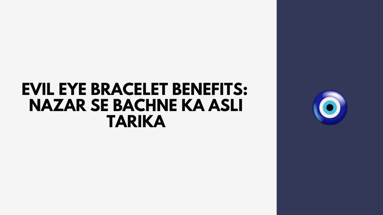 Blue evil eye bracelet for nazar protection — buy online India GemSense