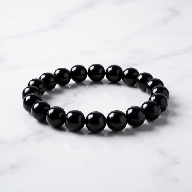 GemSense Black Tourmaline Bracelet | For Ultimate Protection & Grounding