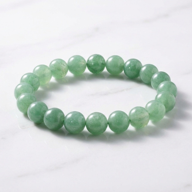GemSense Green Aventurine Bracelet | For Luck, Prosperity & Opportunities