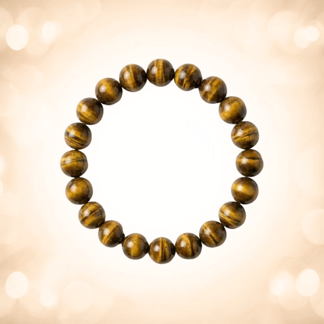 GemSense Tiger's Eye Bracelet | For Courage, Confidence & Success
