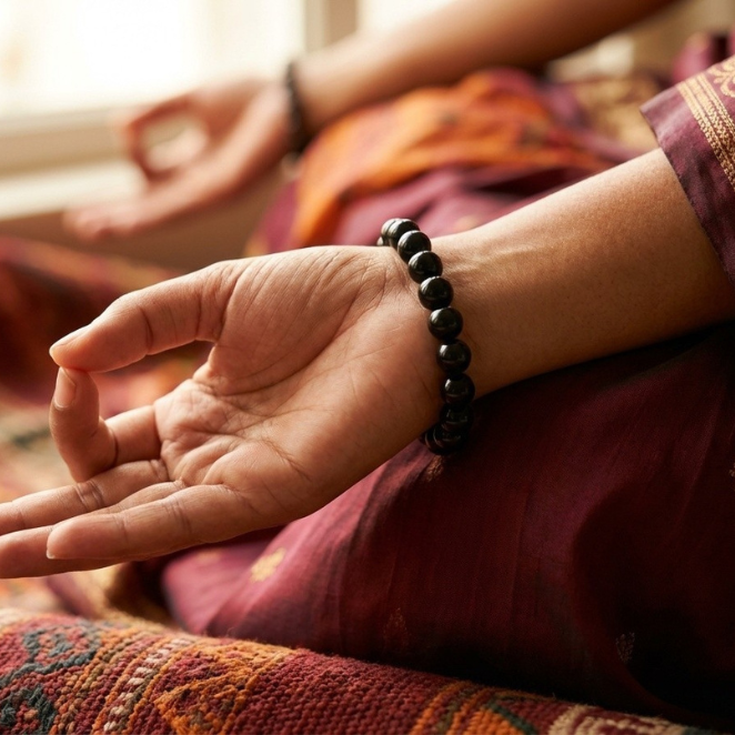 GemSense Black Tourmaline Bracelet | For Ultimate Protection & Grounding