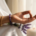 GemSense Amethyst Crystal Bracelet | For Anxiety & Spiritual Calm