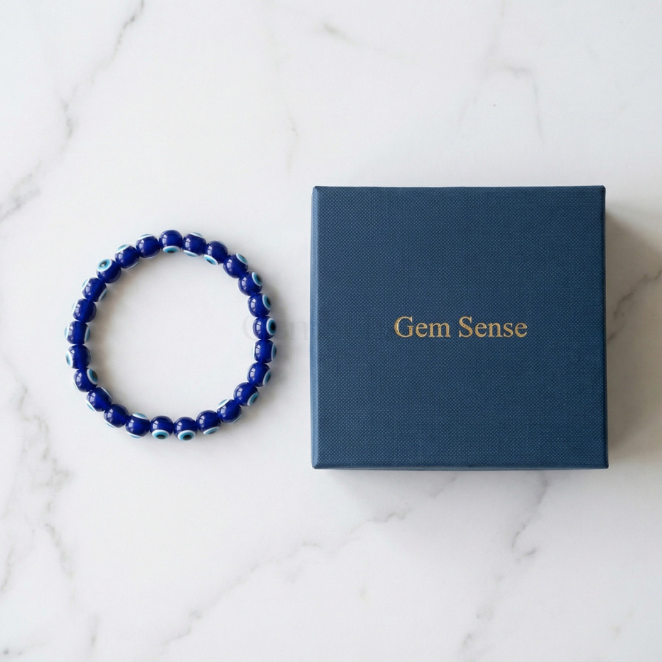 GemSense Evil Eye Bracelet | For Protection from Negativity & Jealousy