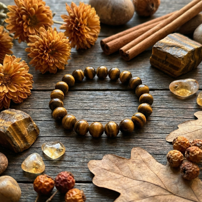 GemSense Tiger's Eye Bracelet | For Courage, Confidence & Success