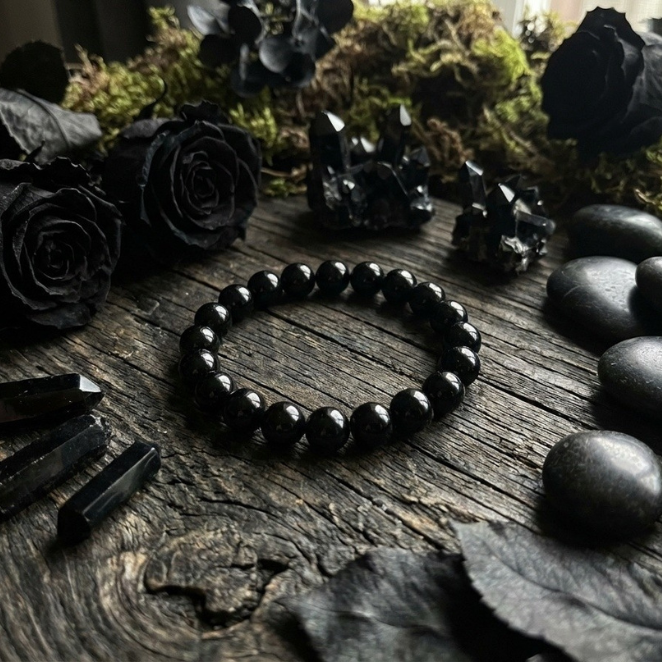 GemSense Black Tourmaline protection bracelet — product view 3
