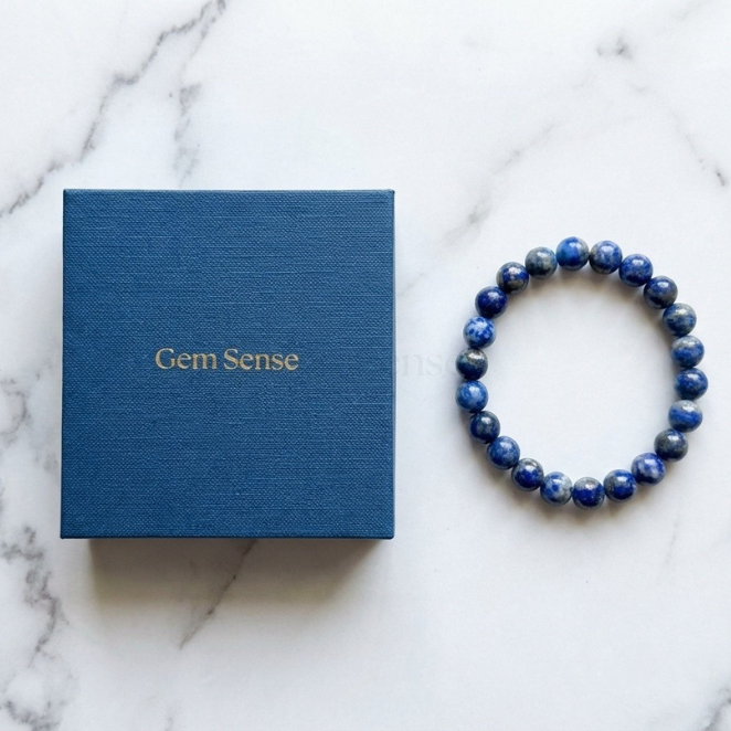 GemSense Lapis Lazuli crystal bracelet — product view 6