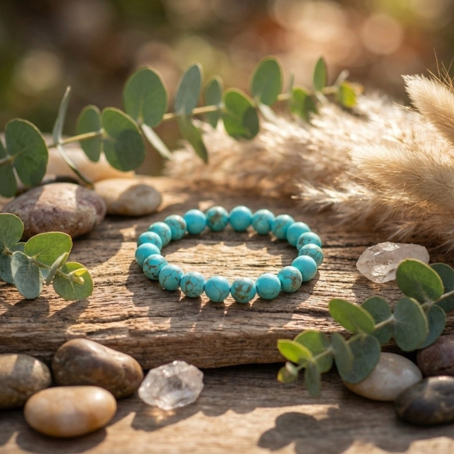 GemSense Turquoise crystal bracelet — product view 6