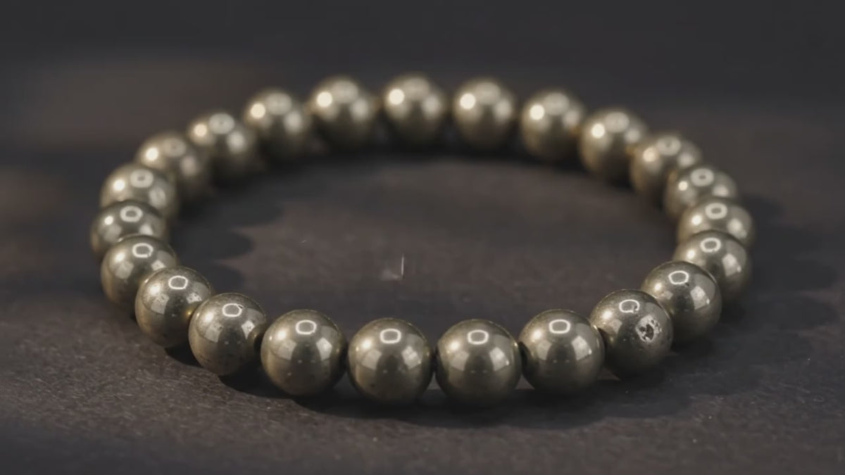 Natural Pyrite Bracelet | For Wealth & Confidence