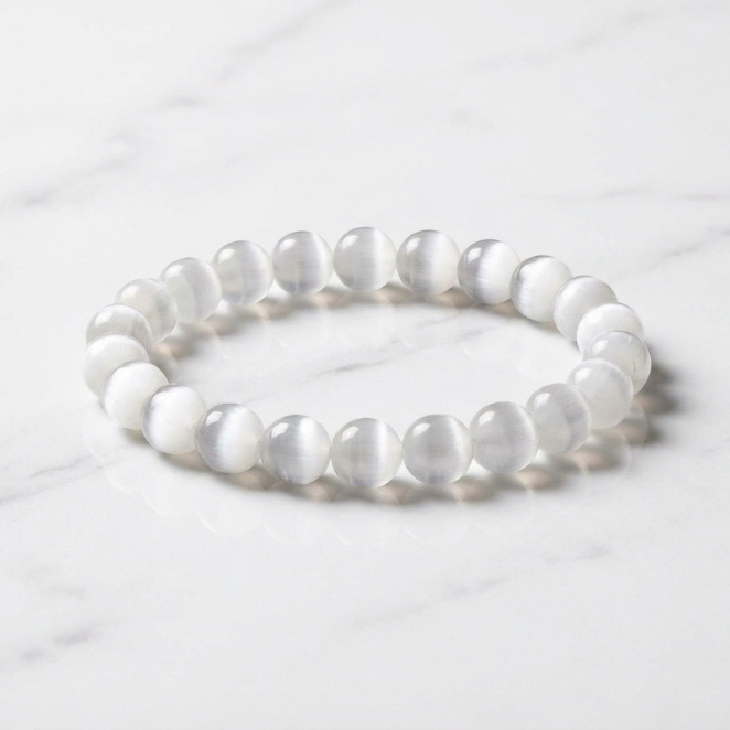 GemSense Selenite crystal bracelet — product view 5